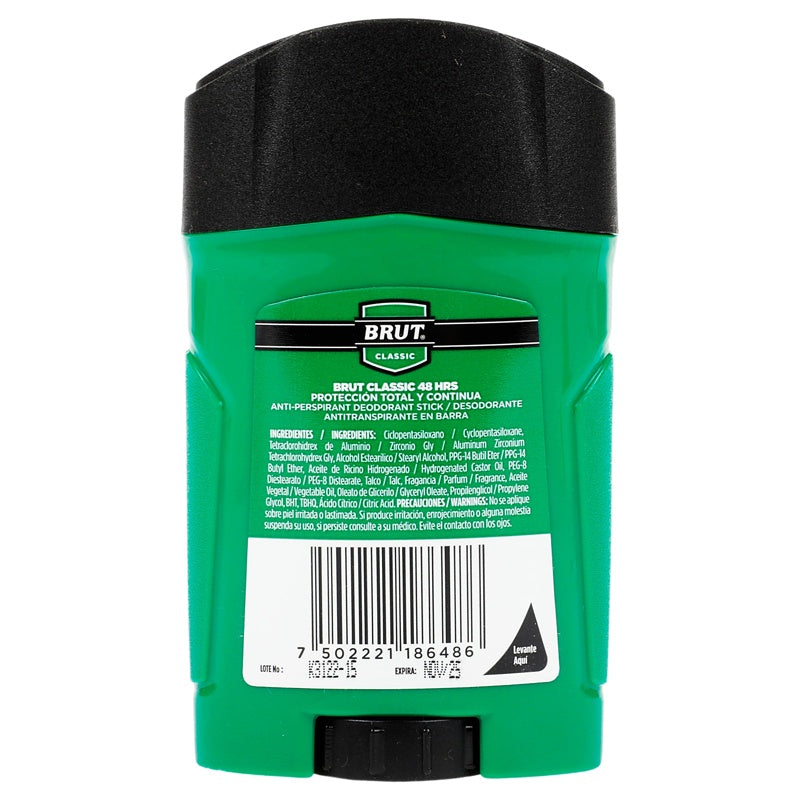 Desodorante Brut Classic 48H Stick 60 G perfil 4