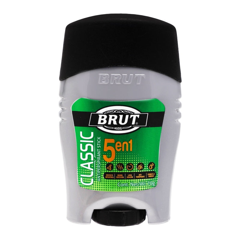 Desodorante Brut Classic 5N1 Stick 70 G perfil 2
