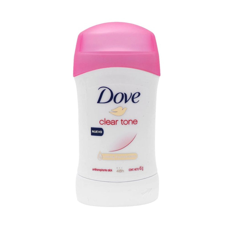 Desodorante Dove Clear Tone 48H Barra 45 Gr