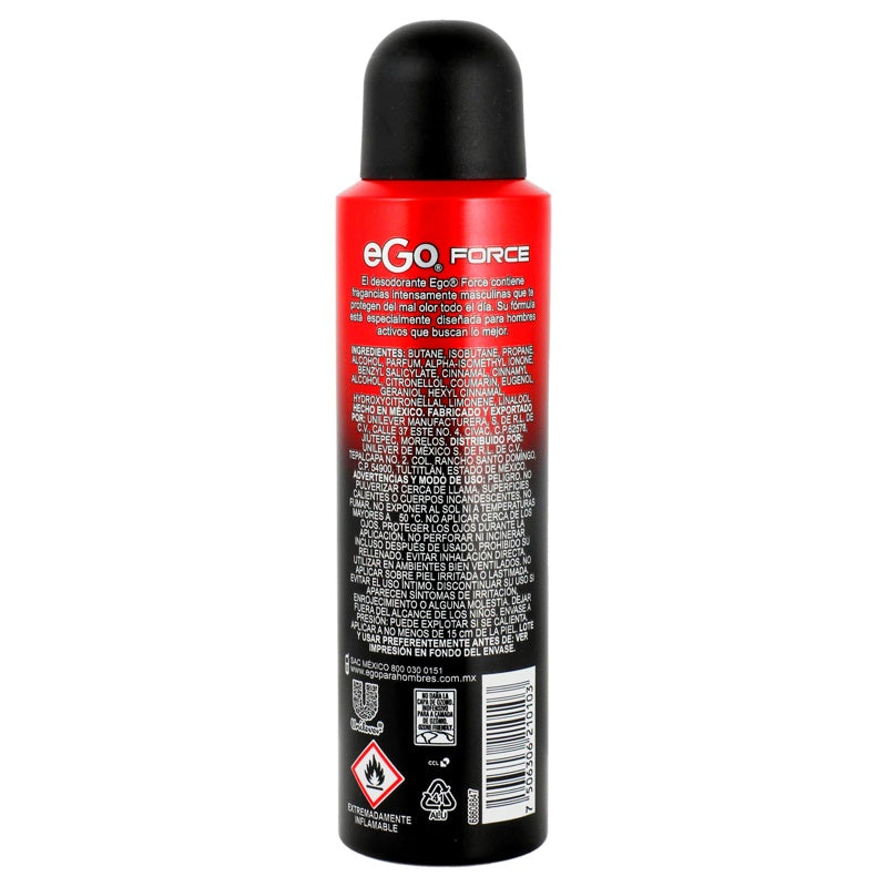 Desodorante Ego Force 24H Spray 150 Ml perfil 5