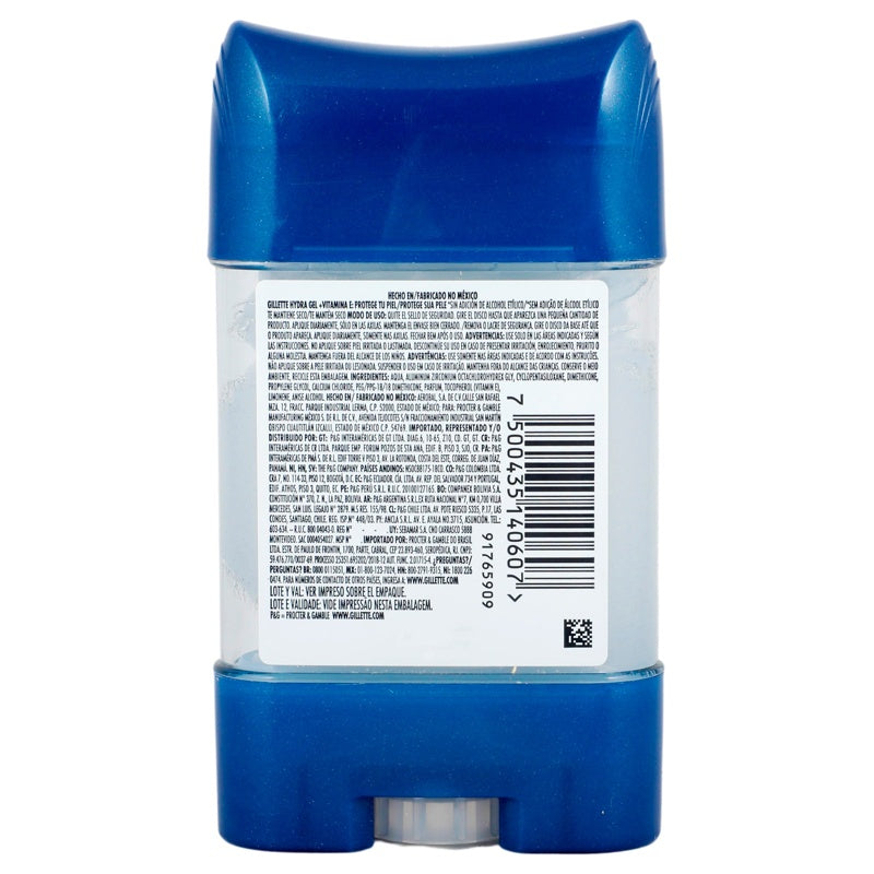 Desodorante Guillette 3Xap Cl Cool-W Gel 82 G perfil 4