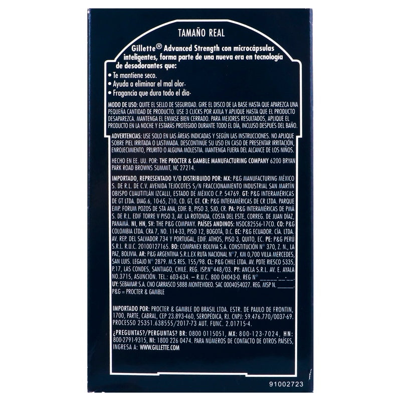 Desodorante Guillette Hydr-Gel Aloe Stick 45 G perfil 7