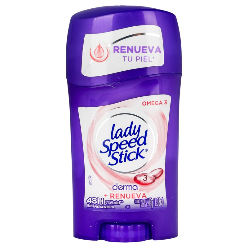 Desodorante Lady Speed Stick Derma Omega 3 45 G 7509546067940 perfil 7