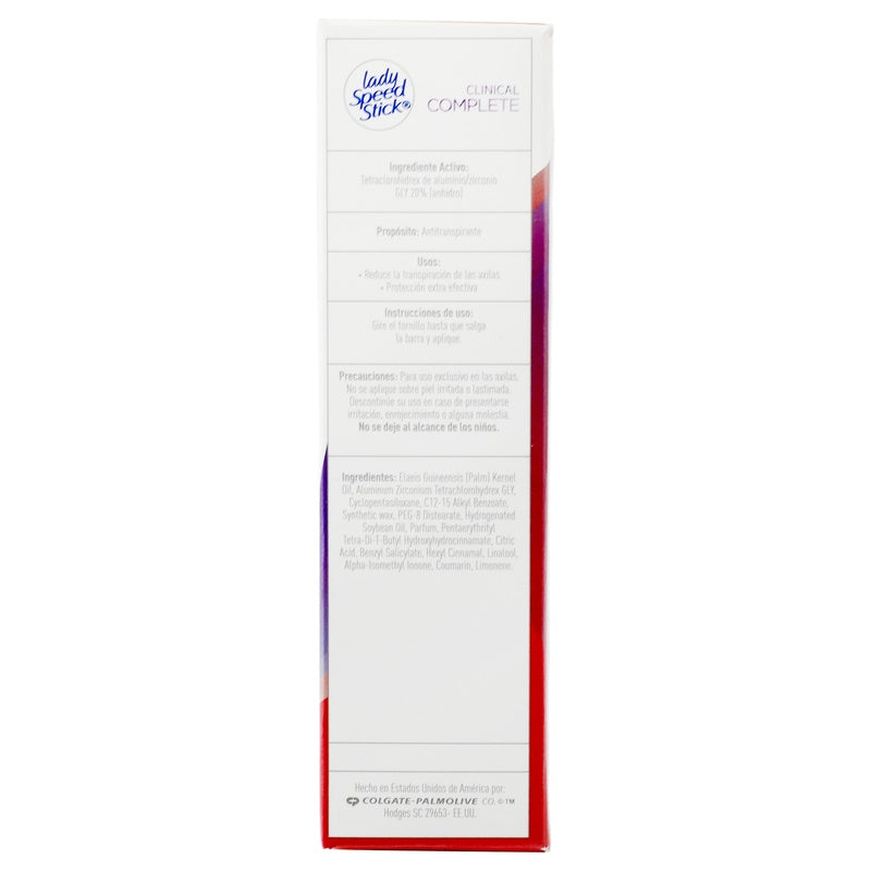 Desodorante Ladyss Clinic Prot Stick 45 G 7509546061375 perfil 5