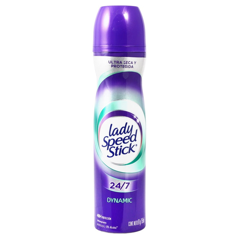 Desodorante Ladyss Dynamic 24 / 7 Spray 91 G 7509546076300 perfil 4