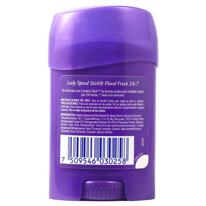 Desodorante Ladyss Floral Fre Stick 20 G 7509546030258 perfil 4