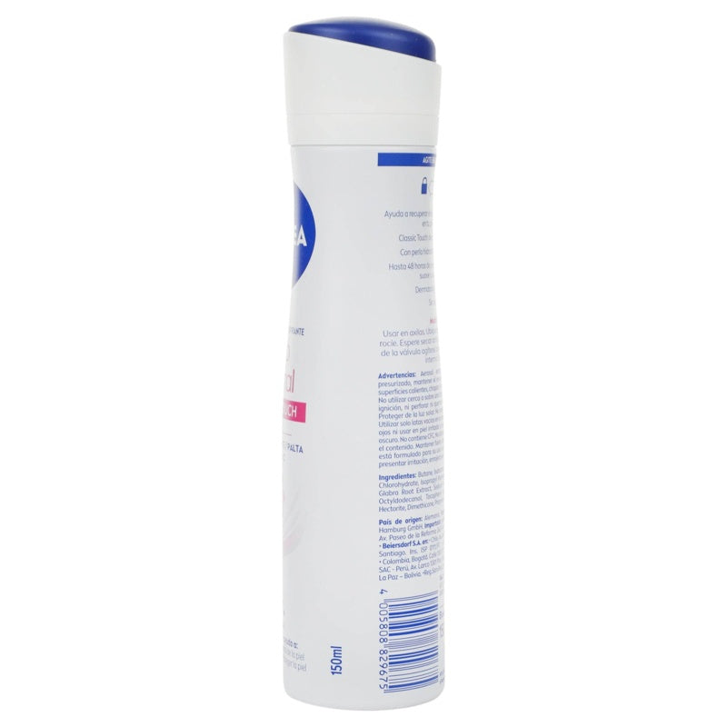 Desodorante Nivea Acla Spray Muj 150 Ml 4005808829675 perfil 5