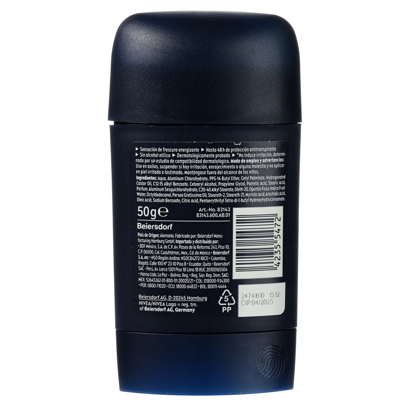 Desodorante Nivea Fresh Ice Stick 50 G perfil 7