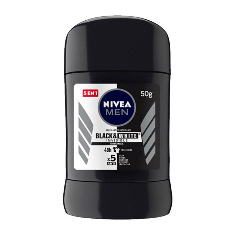 Desodorante Nivea Men Inv B&W Stick 50 G