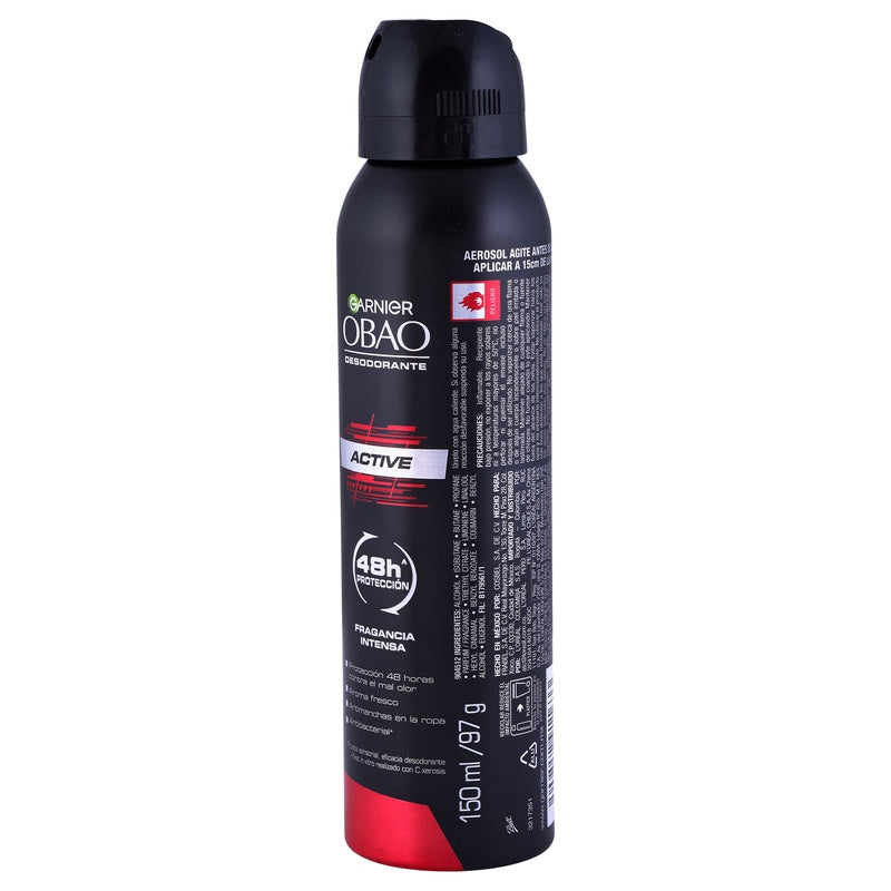 Desodorante Obao Men 48H Active Spray 150 Ml 7509552911633 perfil 8