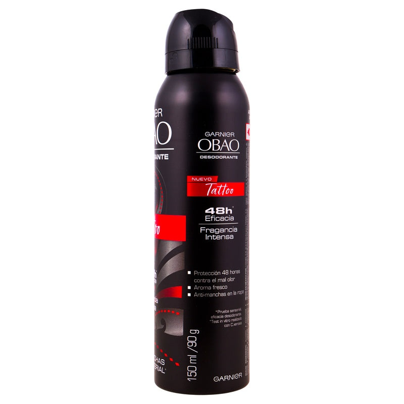 Desodorante Obao Men Tatto48H Spray 150 Ml 7509552844627 perfil 6