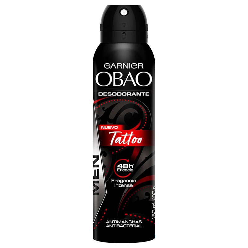 Desodorante Obao Men Tatto48H Spray 150 Ml 7509552844627 perfil 7