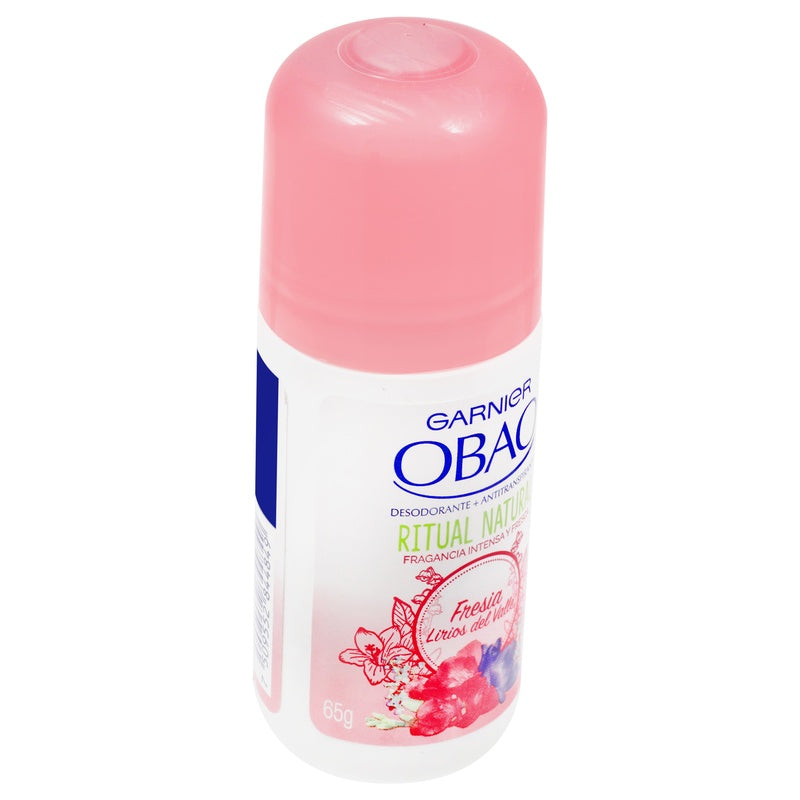 Desodorante Obao R-Nat Fresia Roll On 65 G 7509552844849