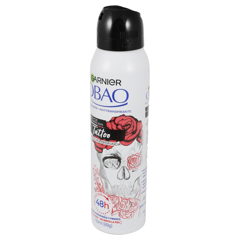 Desodorante Obao Woman Tattofres Spray 150 Ml