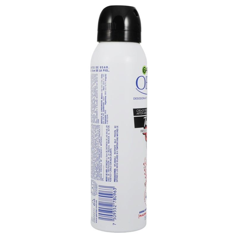 Desodorante Obao Woman Tattofres Spray 150 Ml perfil 3