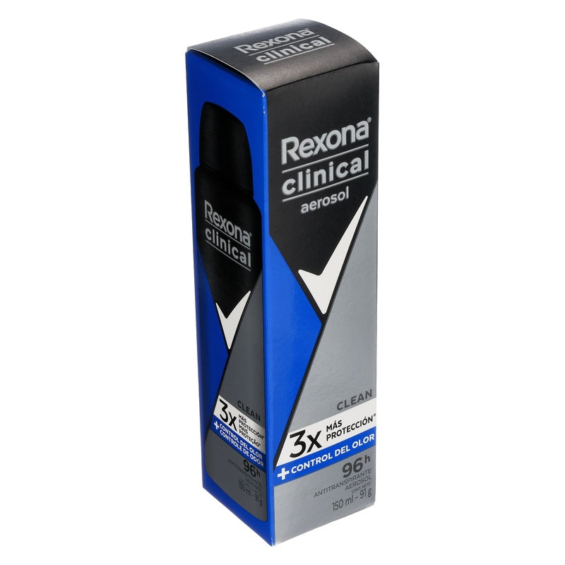 Desodorante Rexona Clin Clean Spray 150 Ml 7506306214972 perfil 7
