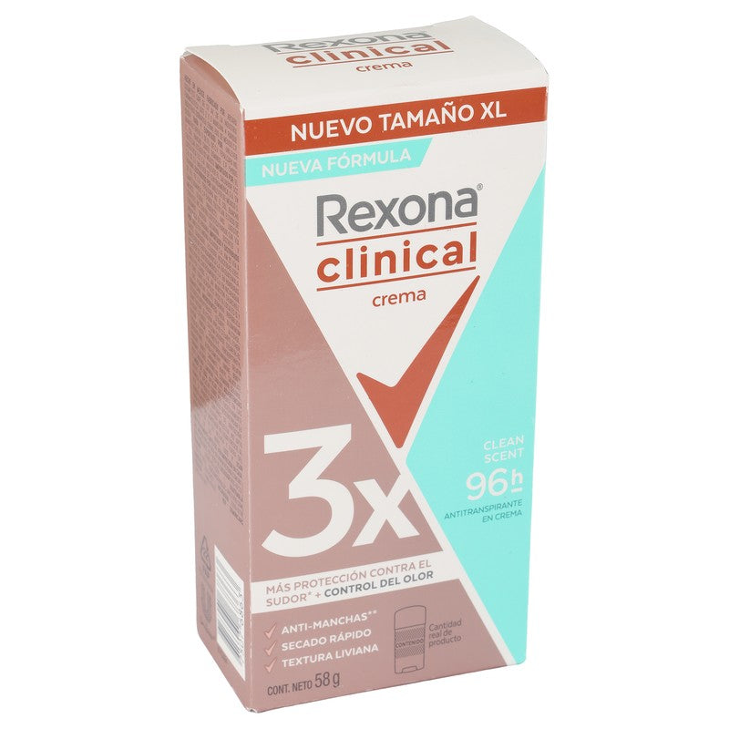 Desodorante Rexona Clinic Clean Scens Crema 75076863 2