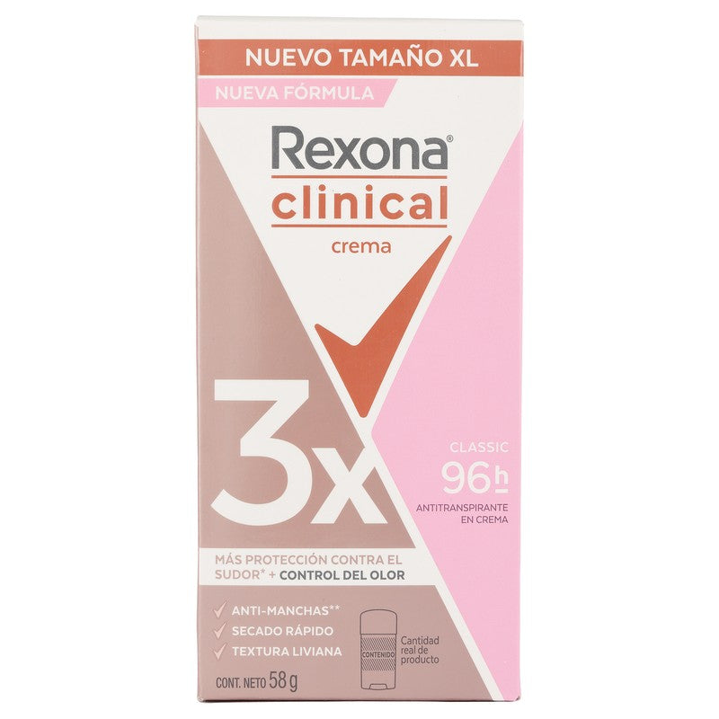 Desodorante Rexona Clinical Clasic 58 Gr Crema 75076818