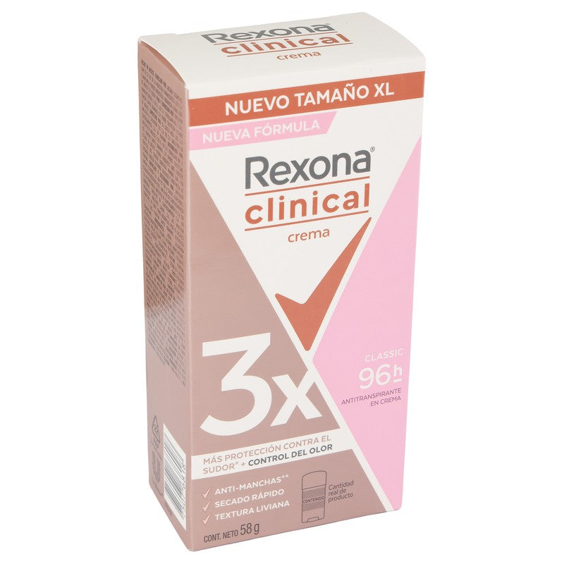 Desodorante Rexona Clinical Clasic 58 Gr Crema 75076818 2