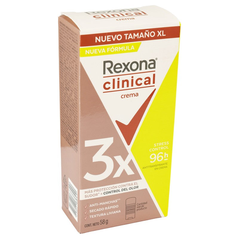 Desodorante Rexona Clinical Estress Control 58 Gr Barra 849 75076849 2