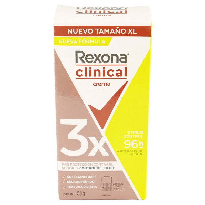 Desodorante Rexona Clinical Estress Control 58 Gr Barra 849 75076849 3