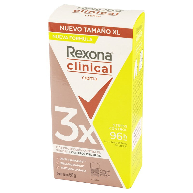 Desodorante Rexona Clinical Estress Control 58 Gr Barra 849 75076849 4