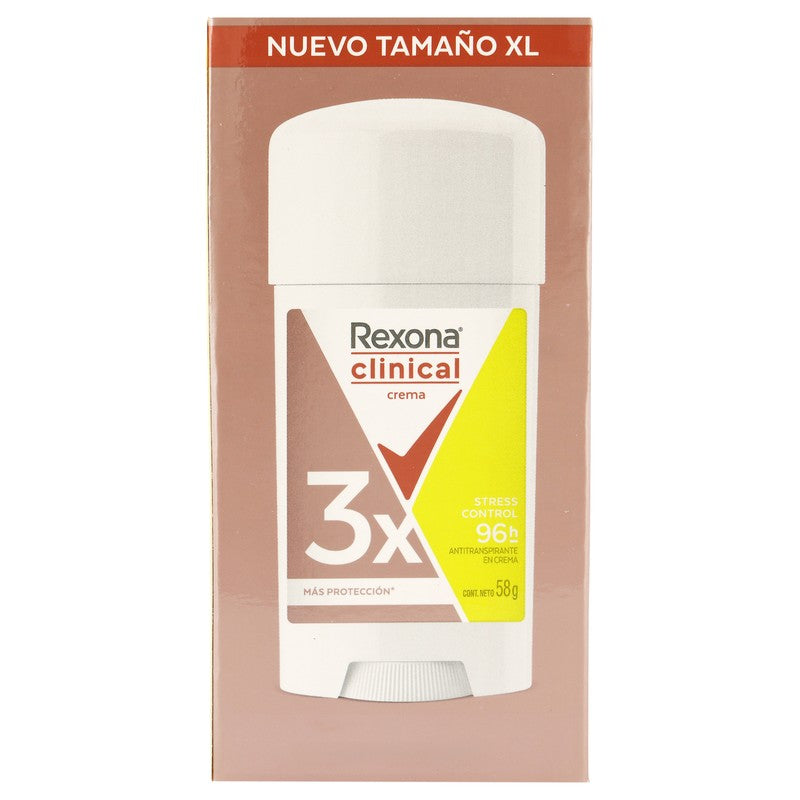 Desodorante Rexona Clinical Estress Control 58 Gr Barra 849 75076849 7