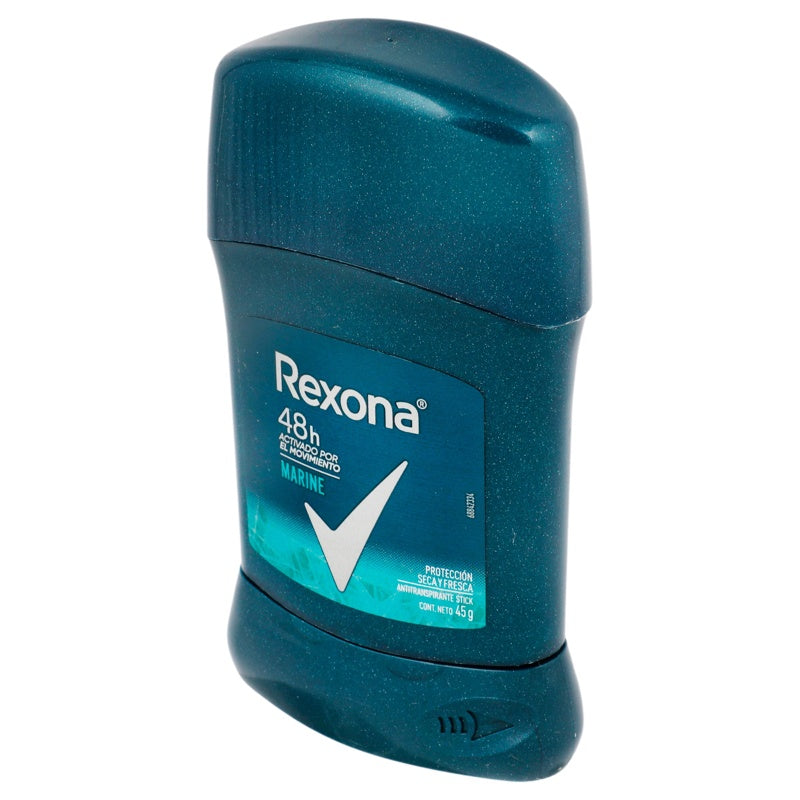 Desodorante Rexona Marine 48H 45 Gr Barra perfil 4