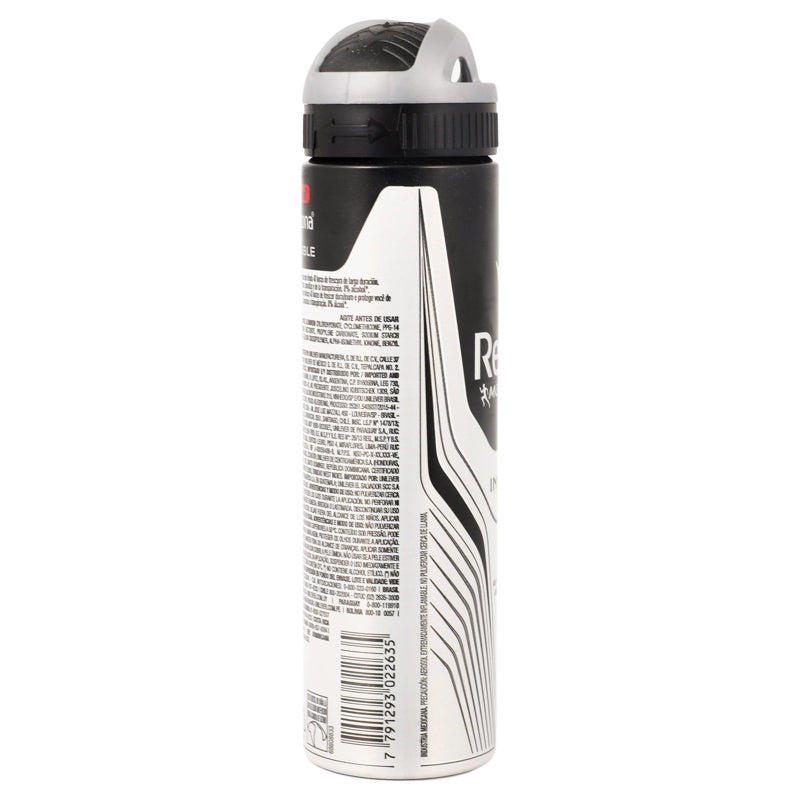 Desodorante Rexona Men Invisib Sp 150 Ml perfil 8