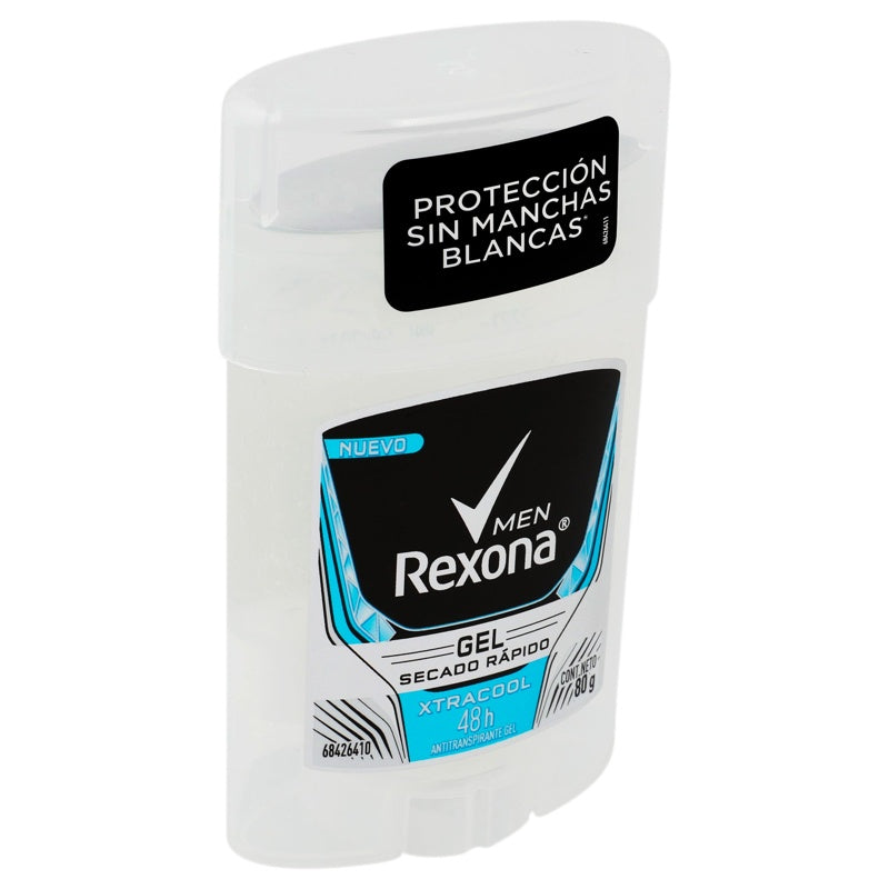 Desodorante Rexona Men Xtracool 80 Gr Gel perfil 2