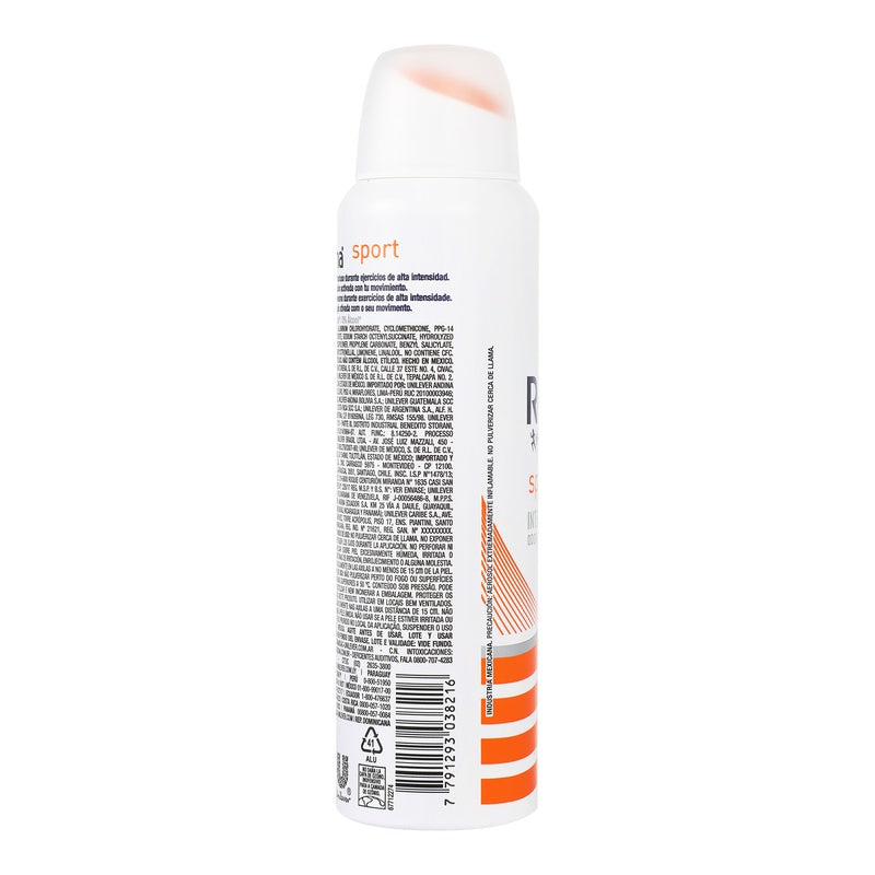 Desodorante Rexona Motion Sense Sport 150 Ml Spray 7791293038216 perfil 4