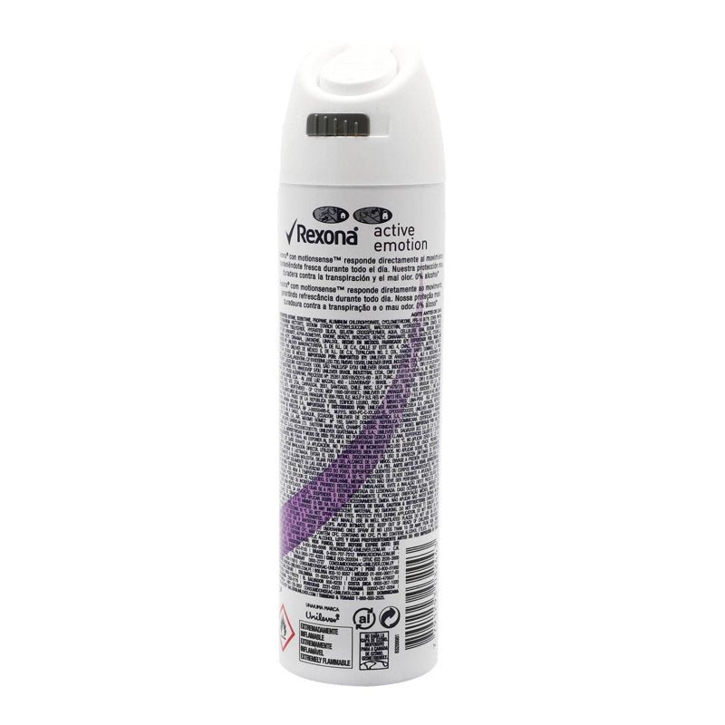 Desodorante Rexona Woman Activ-Emo Spray 150 Ml 7791293032443 perfil 5