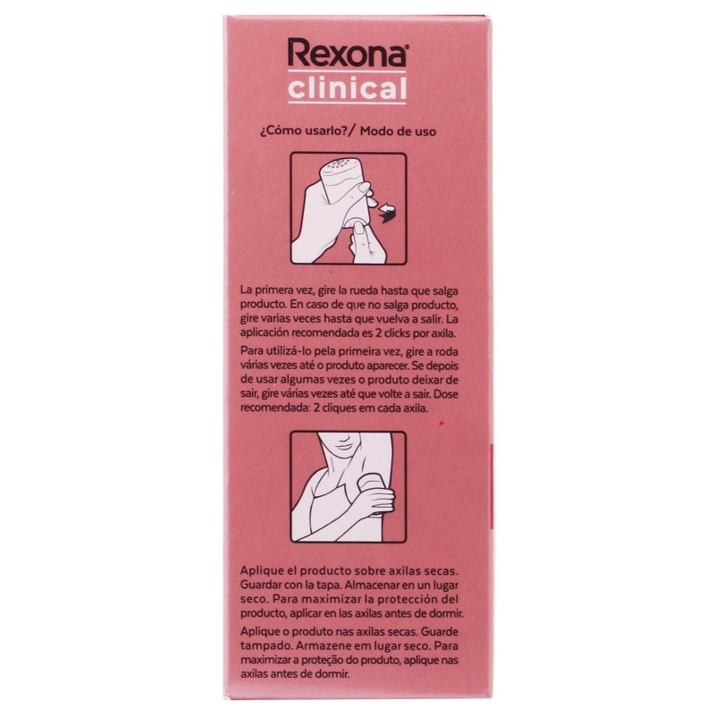Desodorante Rexona Woman Clin Crema Stick48 G perfil 8