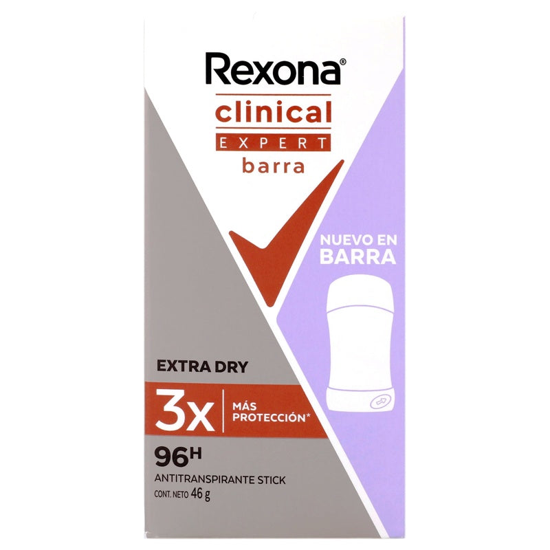 Desodorante Rexona Woman Clin Exdry Stick 46 G