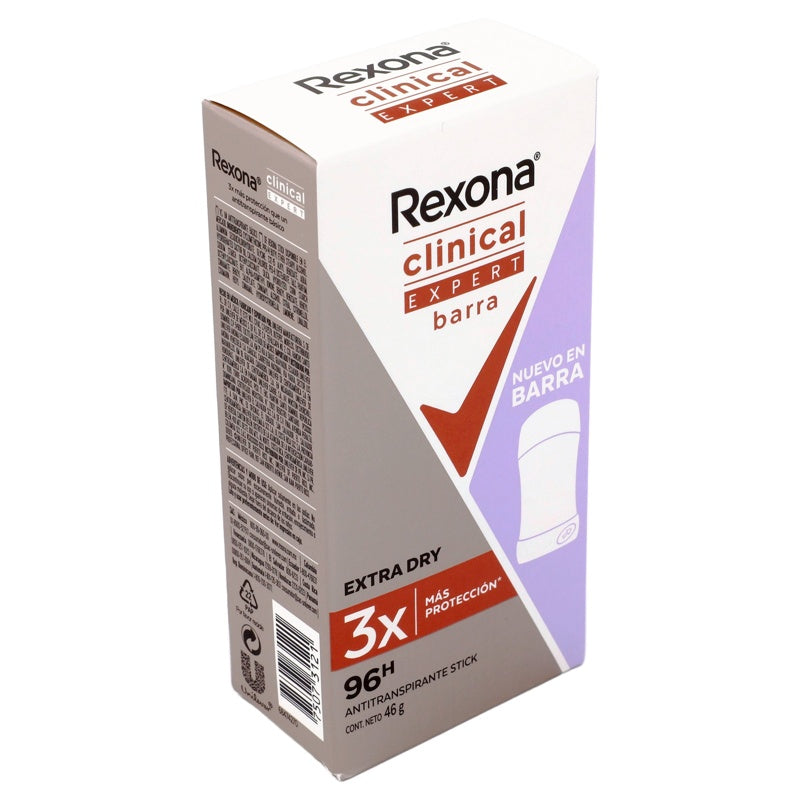 Desodorante Rexona Woman Clin Exdry Stick 46 G