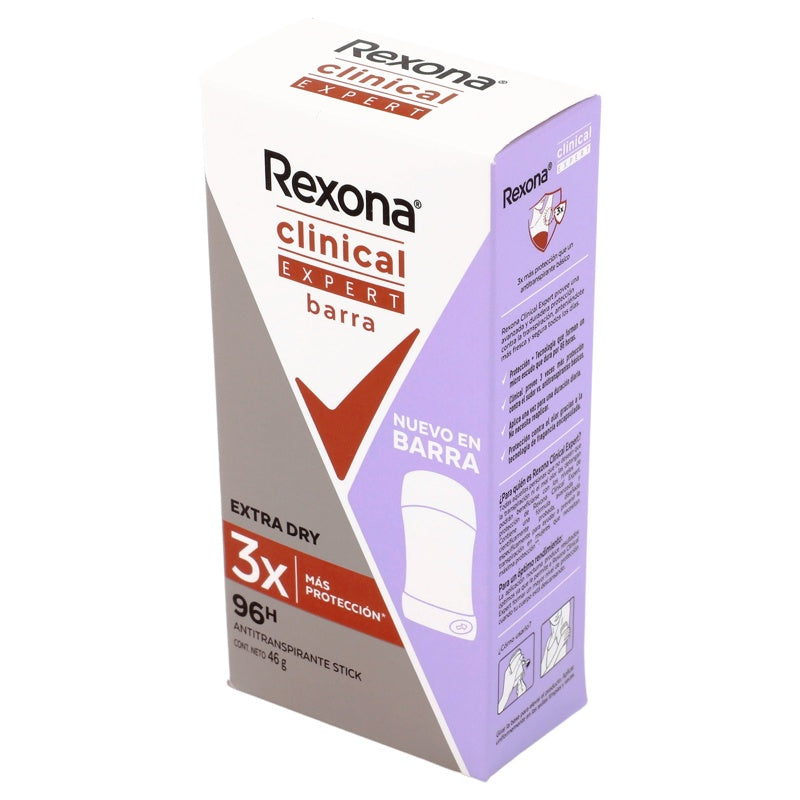 Desodorante Rexona Woman Clin Exdry Stick 46 G