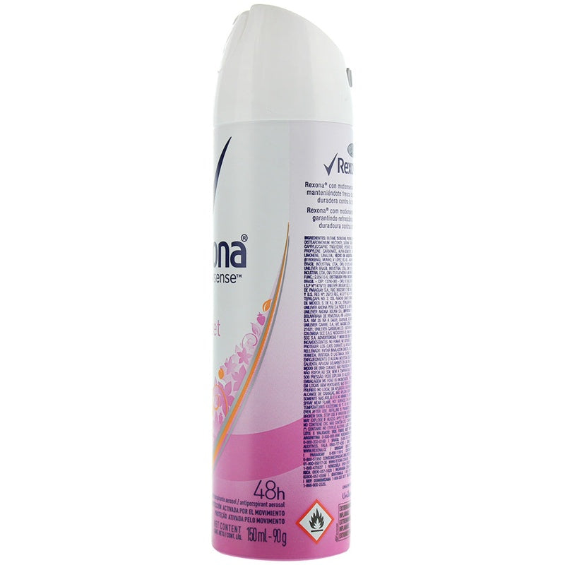 Desodorante Rexona Woman Sexy-Bou Spray 150 Ml 7791293032412 perfil 5