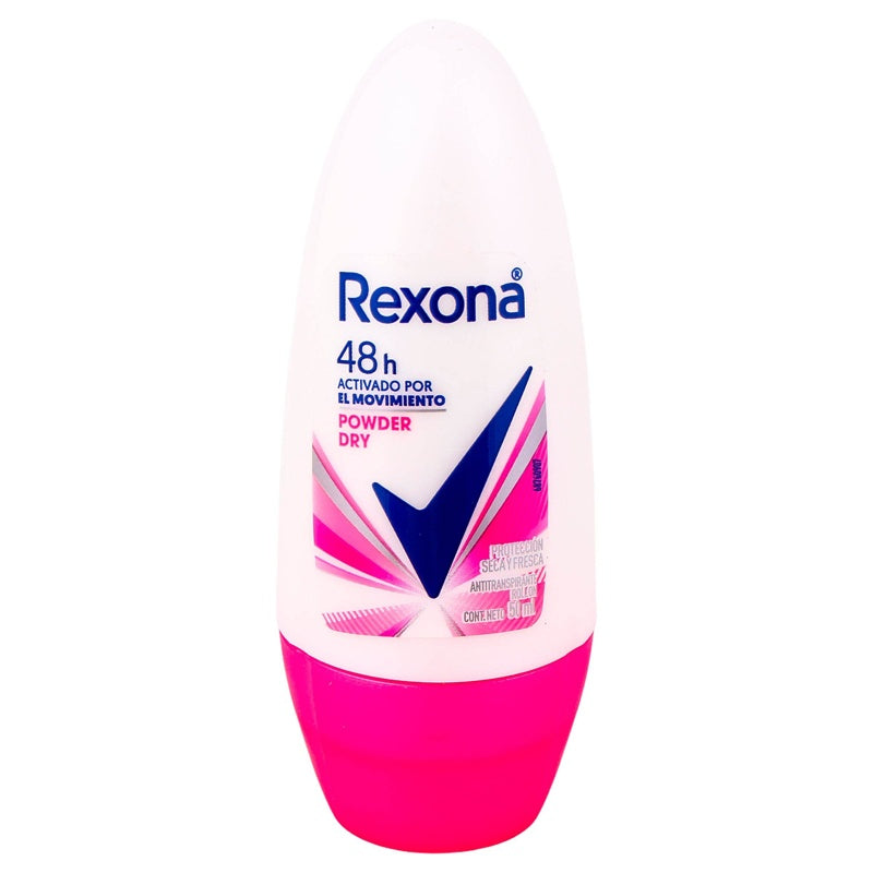 Desodorante Rexona Women Powder Dry 50 Ml Rollon 78924338 perfil 3
