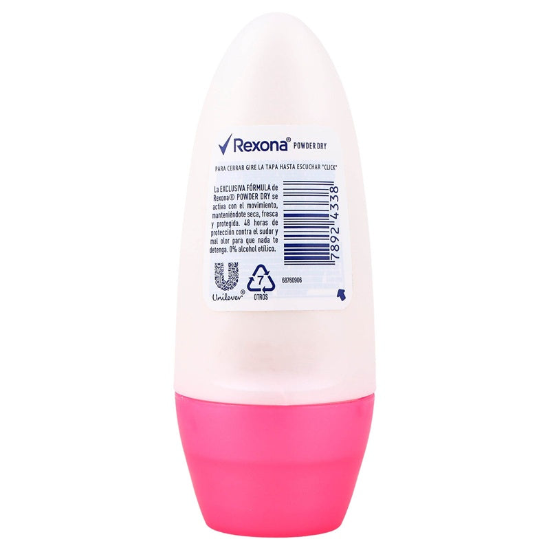 Desodorante Rexona Women Powder Dry 50 Ml Rollon 78924338 perfil 7