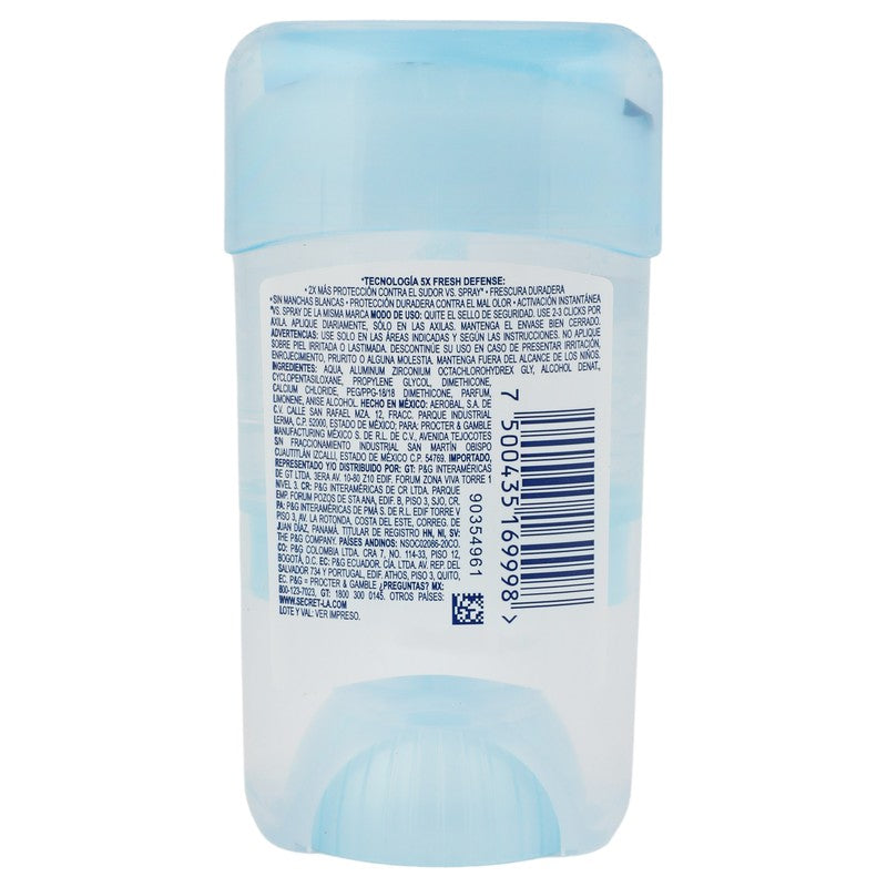 Desodorante Secret Rose 48H 45 Gr Gel 7500435169998 7