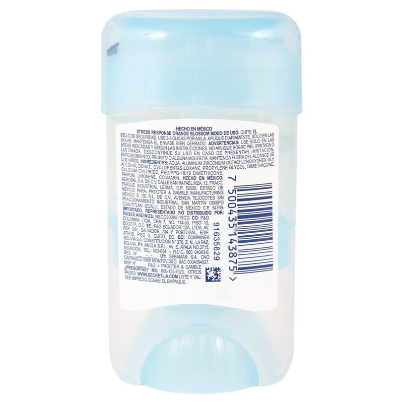 Desodorante Secret Stick Gel 45 G perfil 4