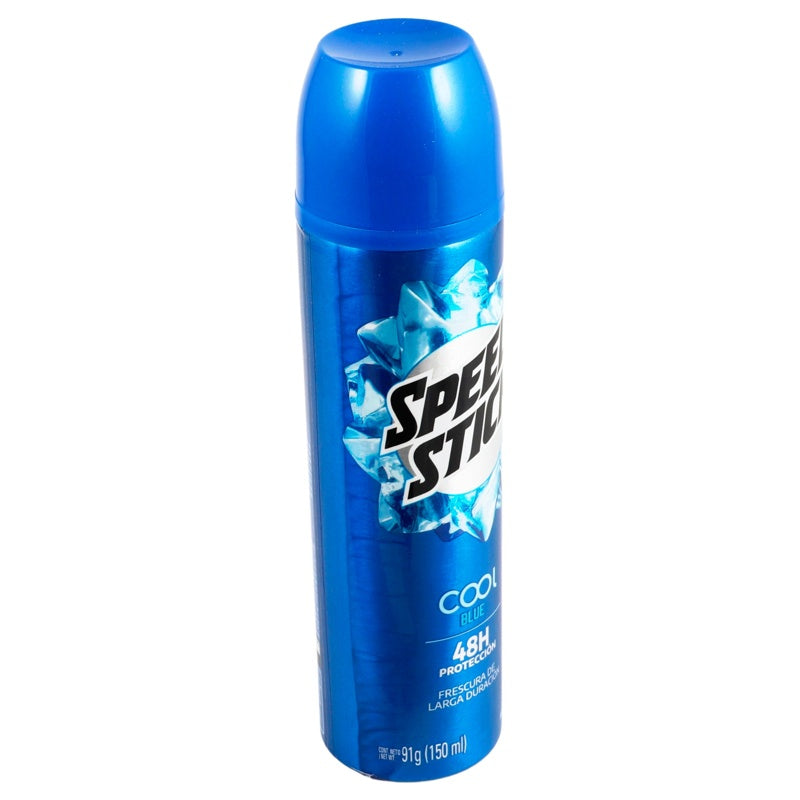 Desodorante Speed S 48H Cool Blue Spray 91 G perfil 4