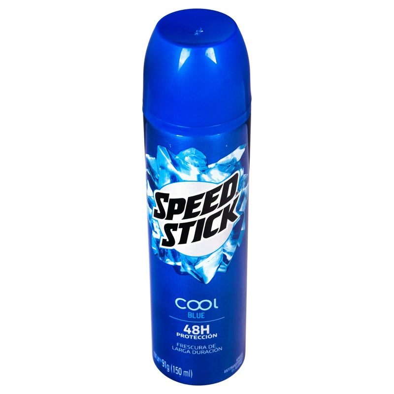 Desodorante Speed S 48H Cool Blue Spray 91 G perfil 5