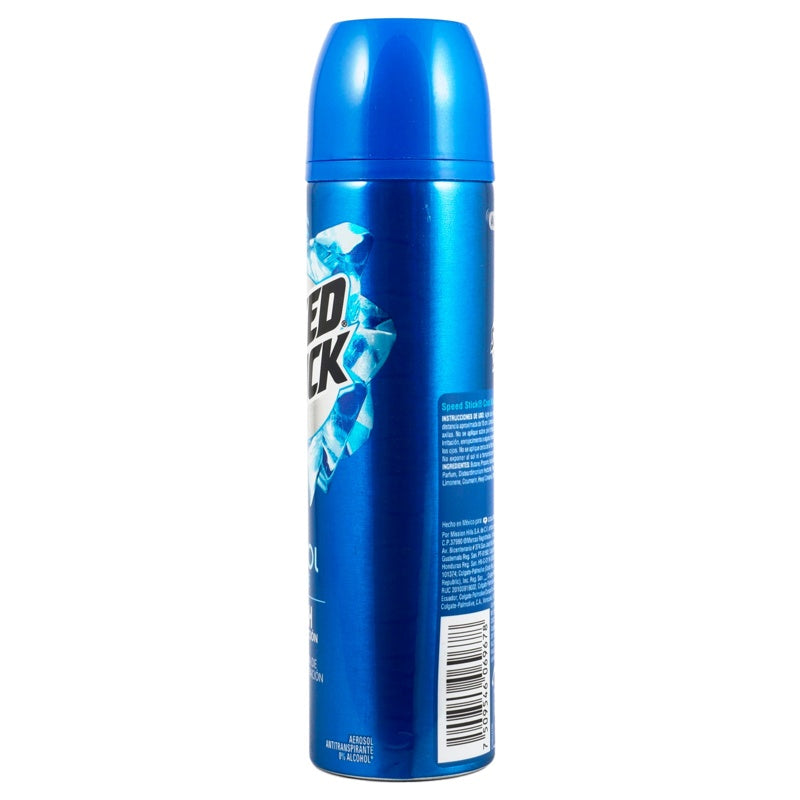 Desodorante Speed S 48H Cool Blue Spray 91 G perfil 9