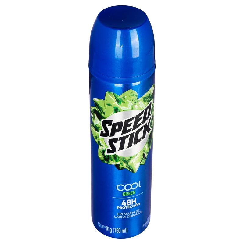 Desodorante Speed Stick Aerosolcool Green 150 Ml 7509546069661 perfil 10