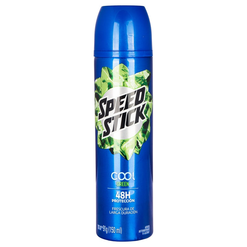 Desodorante Speed Stick Aerosolcool Green 150 Ml 7509546069661 perfil 4
