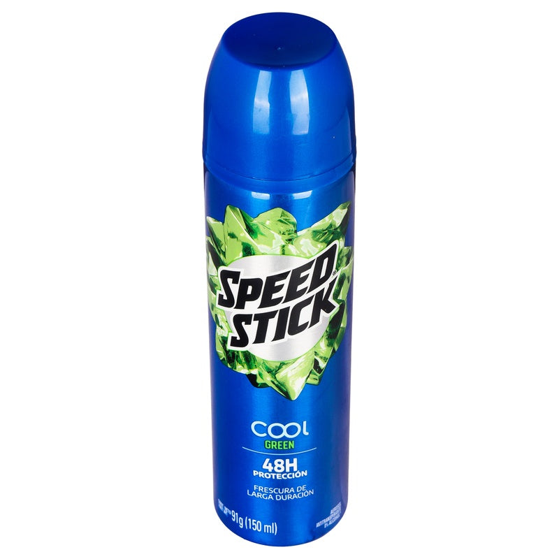 Desodorante Speed Stick Aerosolcool Green 150 Ml 7509546069661 perfil 8