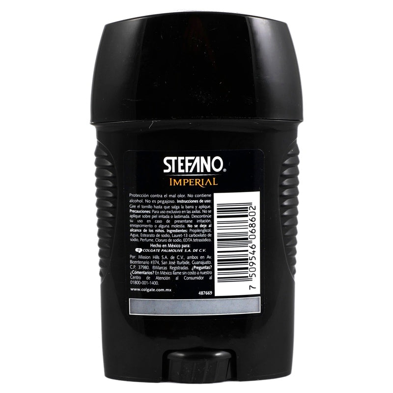 Desodorante Stefano Imperial 54 Gr Barra perfil 11