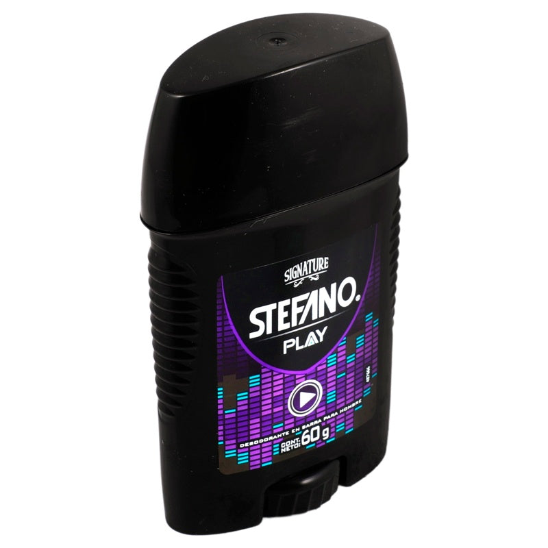 Desodorante Stefano Play Stick 60 G perfil 2