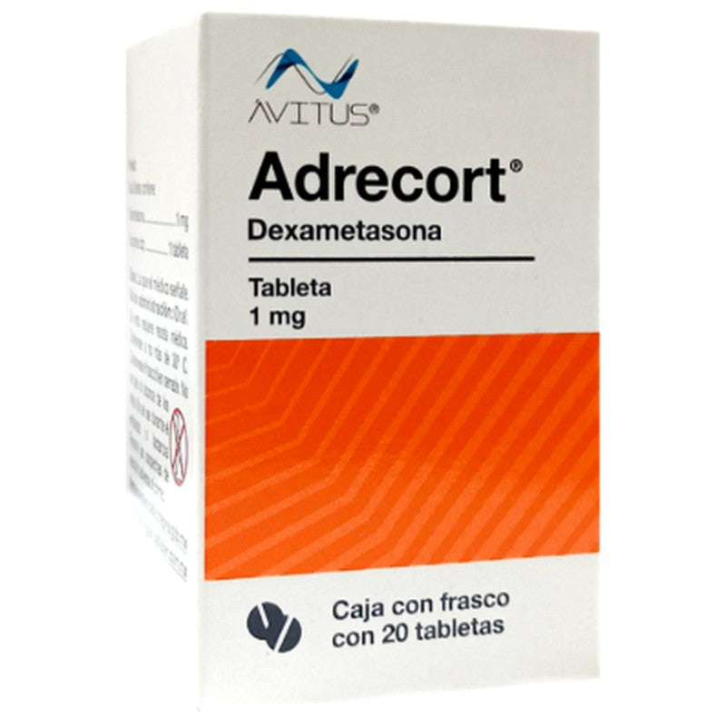 Dexametasona 1 Mg Con 20 Tabletas Adrecort 7502209810044